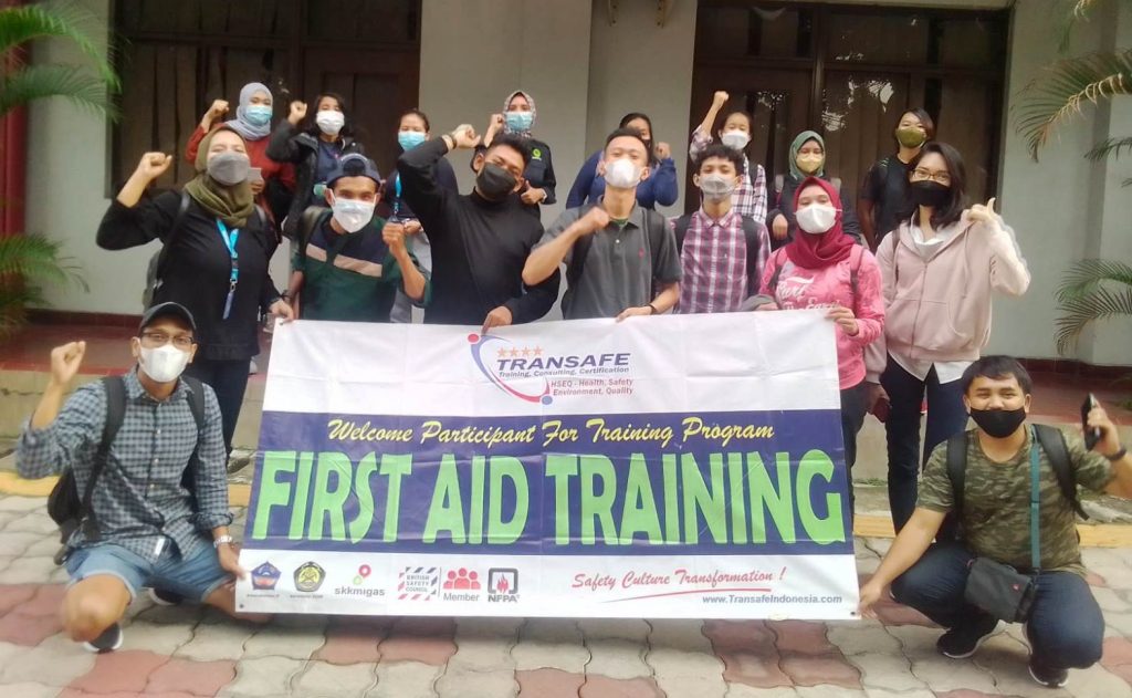 Pesert Pelatihan P3K - BasicFirst aid training-Transafe-Decathlon