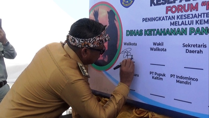 Wali Kota Bontang Melaunching Program Inovatif DKP3 "PETANI KUAT" Pada ...