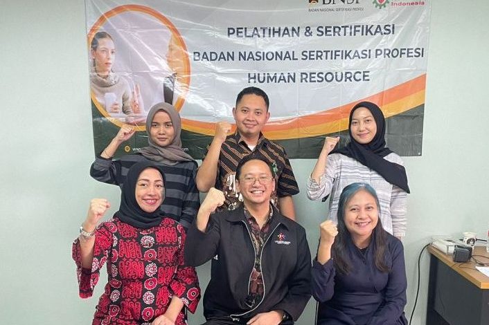 peserta dan kegitan hr manager sertifikasi bnsp di tenaga kerja kompeten indonesia