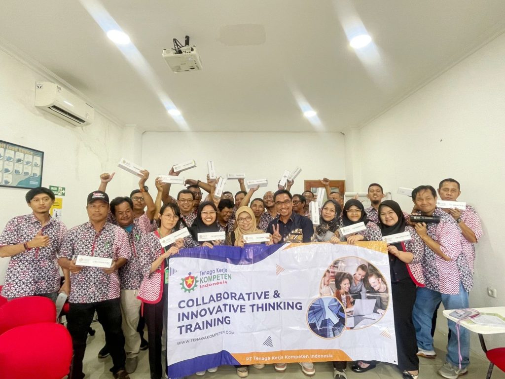 PT. Prima Nur Panurjwan, sukses laksanakan Pelatihan Collaborative & Innovative Thinking untuk peserta mereka di Jakarta bersama PT Tenaga Kerja KOmpeten Indonesia. 
